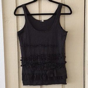 J Crew Ruffled Tank S
